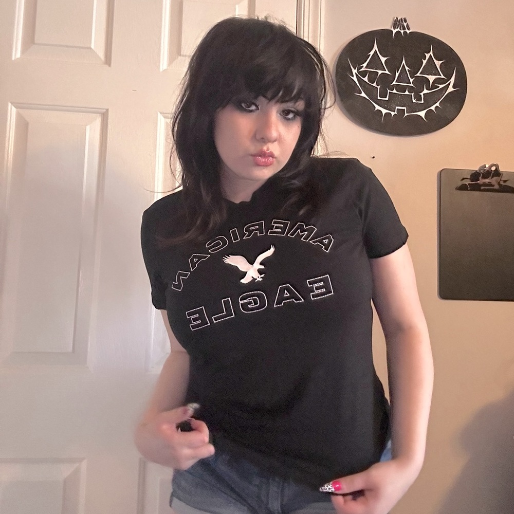 Mens/Unisex American Eagle logo tee y2k